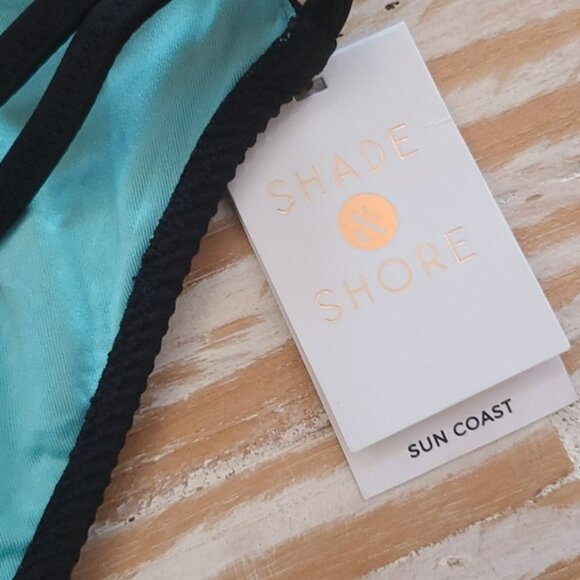 Nwt Shade & Shore Cheeky sun cost bikini bottoms M - Picture 2 of 4